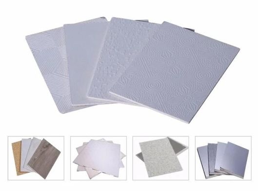 7-9mm 두께 흰색 치스판과 PVC/유플러스판 1212*603mm 또는 1195*595mm