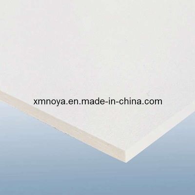 평면 가장자리 유리섬유 음 흡수 천장판 / 천장 T 그리드용 패널 600*600mm