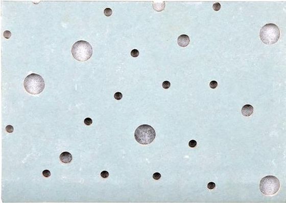 소음 격리 천장 600*600mm 디자인 벽 장식용 음향 종이 위 치스판