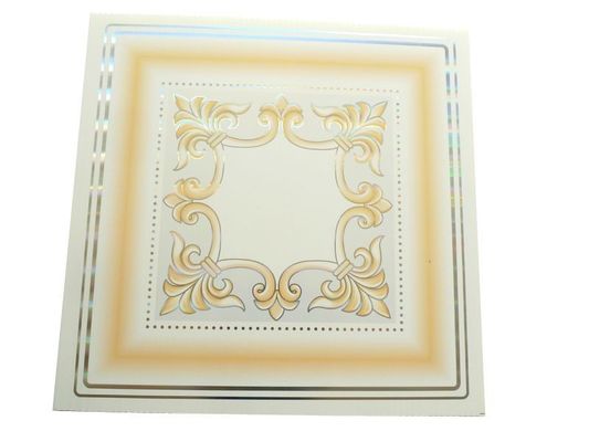 회의실 및 호텔 침실 장식용 3D PVC 벽 / 천장 패널