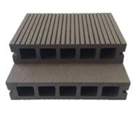 나무 곡물 패턴 녹색 WPC 바닥 합성 / 나무 플라스틱 복합 바닥 90mm * 40mm