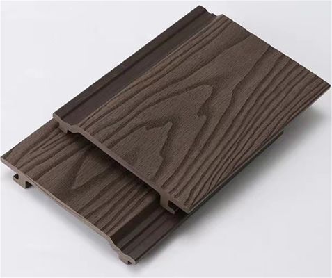 자외선 저항성 WPC 벽 천 45% HDPE 50% 폐기물 나무 섬유 및 내구성 디자인