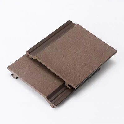 자외선 저항성 WPC 벽 천 45% HDPE 50% 폐기물 나무 섬유 및 내구성 디자인