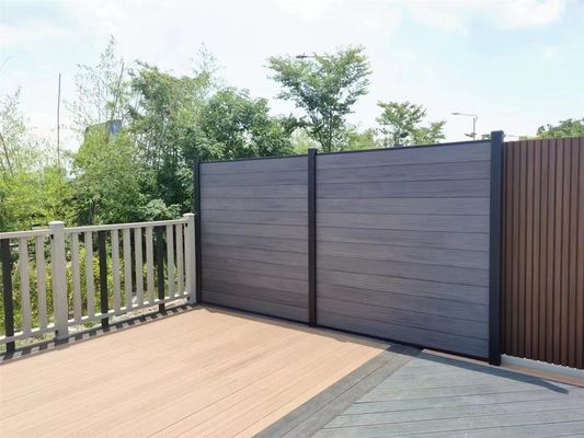 슬라이딩 페니쉬 방수 및 기상 저항성 WPC 외관 벽 사이딩 패널 156MM * 21MM