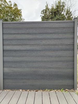 슬라이딩 페니쉬 방수 및 기상 저항성 WPC 외관 벽 사이딩 패널 156MM * 21MM