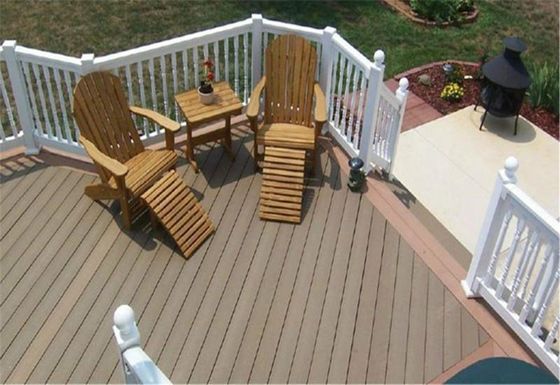 150*25mm Ash Wood Plastic Composite WPC Decking Superior for Garden/Exterior Flooring 목재 플라스틱 합성 WPC 데킹 우월성 정원 / 외부 바닥
