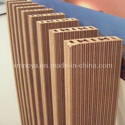 외관 바닥 장식 75mm * 25mm 목재 플라스틱 복합 WPC 데킹 NY75 * 25
