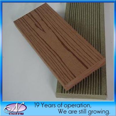 NY90X19 환경 친화적 인 외관 목재 플라스틱 복합 WPC 데킹 바닥 45% HDPE