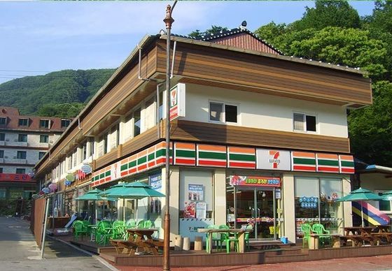 목재 곡물 표면 마무리 외부 벽에 대한 방수 WPC 데킹 패널 오래 지속