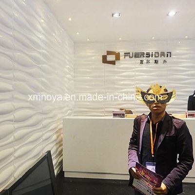 호텔용 3D 보드 어쿠스틱 사운드 방화성 PVC 벽보드 가구 상점