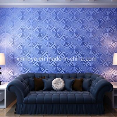 TV 설비 벽용 3D PVC 패널 맞춤형 500mmx500mm