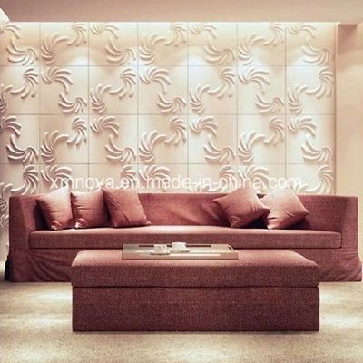 친환경 재료와 디자인으로 현대 소파 배경 장식 3D 패널