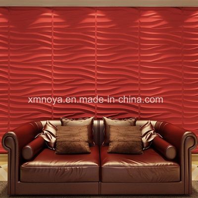 인테리어용 맞춤형 500mmx500mm의 3D PVC 벽 패널 소음 격리