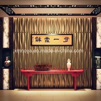 인테리어 장식 3D PVC 벽 패널 텍스처 디자인 및 음향 특성