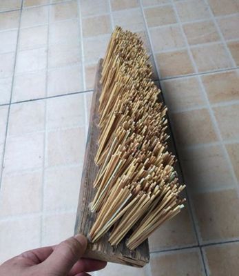 맞춤형 해수욕장 열대 시뮬레이션용 노란 인공 합성 짚 지붕