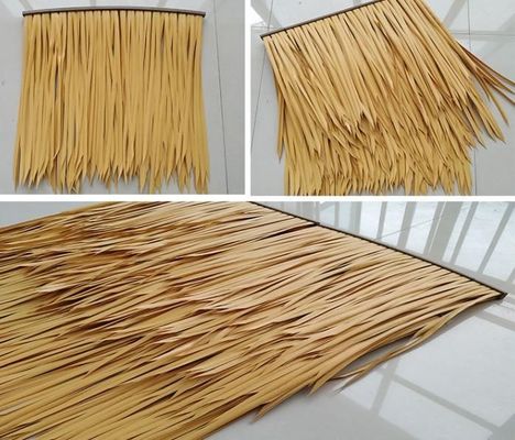 500*500mm 평면 방수 인공 밀짚 짚 지붕 가즈보 핫 지붕 짚