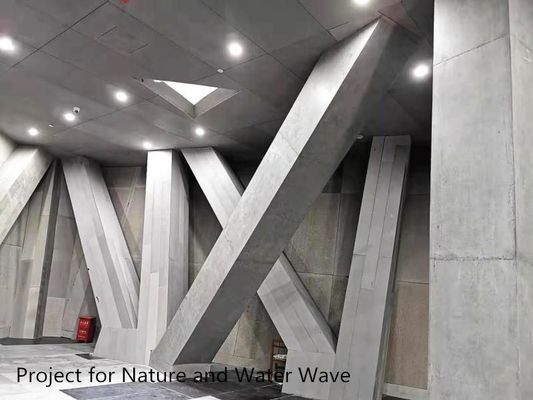 맞춤형 고밀도 아스베스ቶስ 무료 화염 방지 시멘트 보드 회색과 밝은 노란색