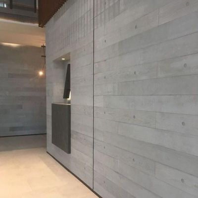 실내 회색 및 밝은 노란색 소음 단열 천장에 대한 강화 섬유 시멘트 보드