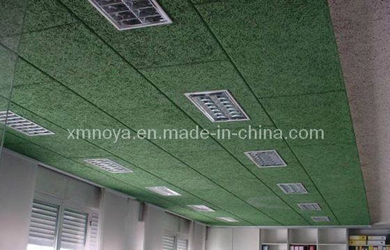 1200*2440mm 소음 감축 천장 장식용 나무 솜 소음 흡수판