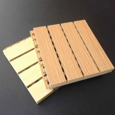 600*600 방화성 음향 흡수성 벽장 장식용 목판