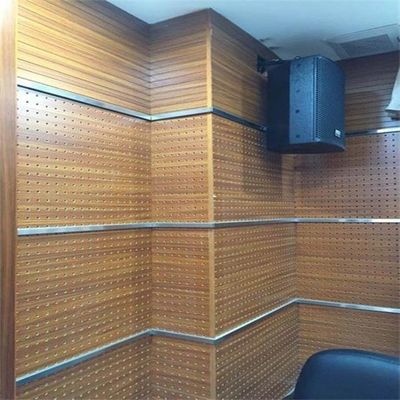 장식 벽 마이크로 뚫린 음향 목판 정면 가장자리 DSC 9994
