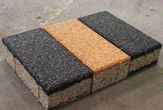 스타일리시 인 Sintering 회색과 빨간색 세라믹 물 투과성 벽돌