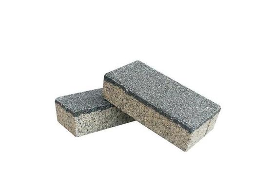 붉은 포르셀린 포장 벽돌 100mm * 25mm 타티오 드라이브 웨이 안티 스키 65-85 Bpn