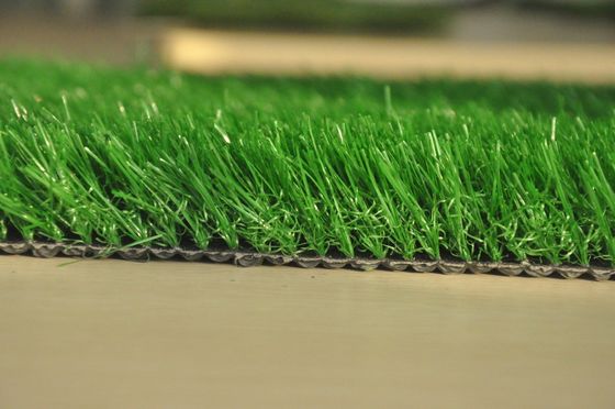고밀도 축구 축구 합성 잔디 / 잔디 꿰매기 속도 16/10cm 덩어리 높이 25mm