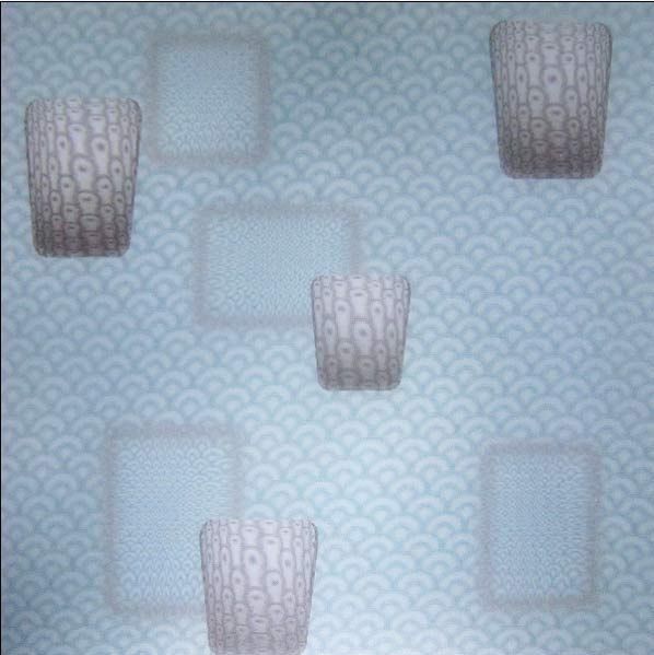 벽 / 천장 장식용 실내 방수 플라스틱 3D 패널 크기 460mm*460mm