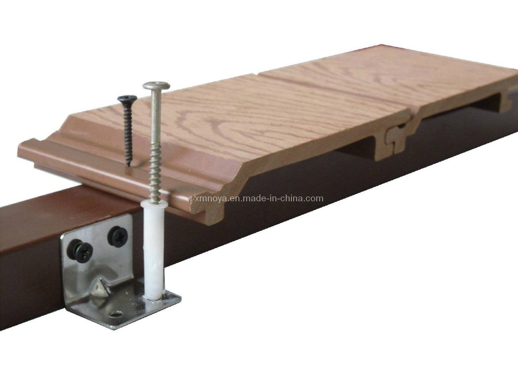 슬라이딩 페니쉬 방수 및 기상 저항성 WPC 외관 벽 사이딩 패널 156MM * 21MM